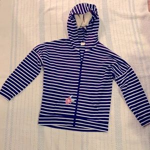 Long-Sleeved Striped Cardigan